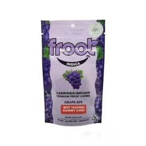 Froot Gummies - Froot Gummies 100mg Grape Ape Indica