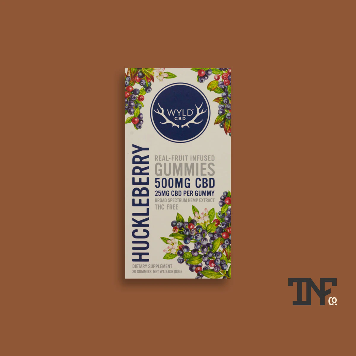 WYLD - Wyld CBD Gummies Huckleberry 500mg Main Image