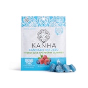 Blue Raspberry Gummies - 100mg THC -  Kanha