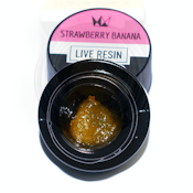 1g Strawberry Banana Live Resin Sauce - West Coast Cure