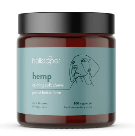 HolistaPet - Holistapet CBD Calming Soft Chews for Dogs - Peanut Butter 300 CBD - 30ct Main Image