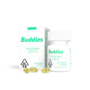 Buddies - Softgels - 1000mg (20 Capsules) - Buddies