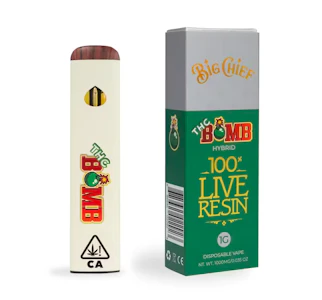 Big Chief Extracts - THC Bomb (H) | 1g Disposable | Big Chief