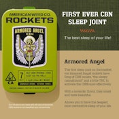 7pk (3.5g) Armored Angel 20% - American Weed Co. Rockets Infused Prerolls