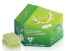 WYLD - Sour Apple Gummies - 10 Pack