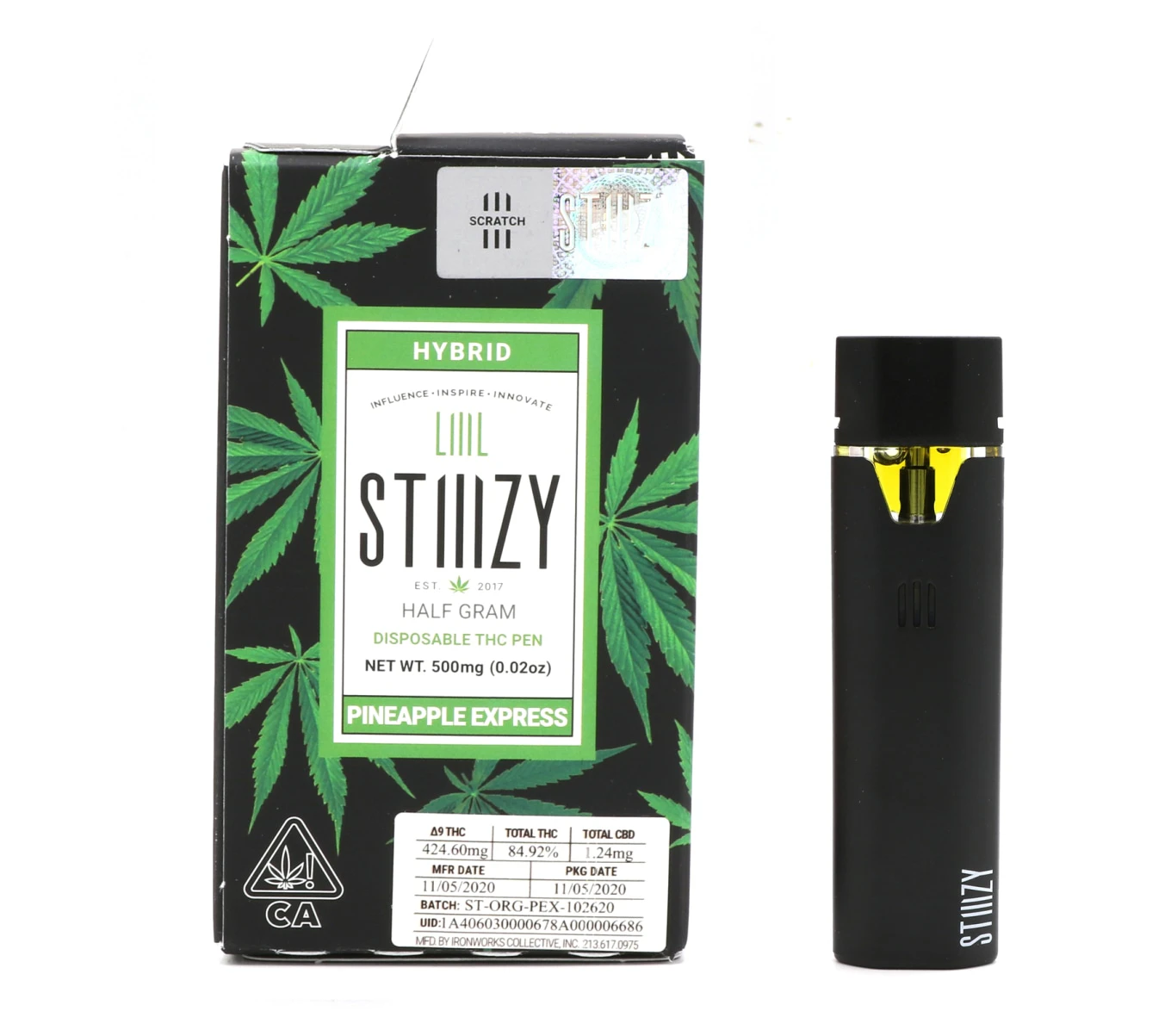 STIIIZY - Stiiizy LiiiL - .5g AIO - Pineapple Express Main Image