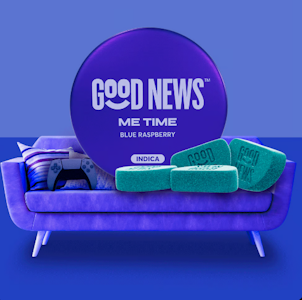GOOD NEWS - Me Time Blue Raspberry Gummy 10pk - 100mg