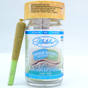 Malibu - Low Tide OG Boogie Board 3.5g 5ct Infused Pre-Rolls  - Malibu