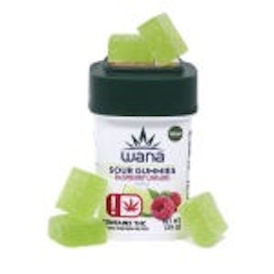 WANA - Raspberry Limeade (300mg) Gummies (I)