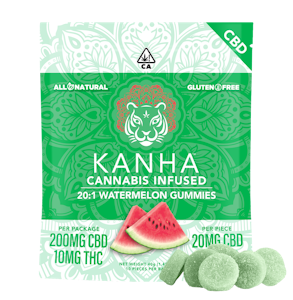 KANHA - Kanha - 20:1 CBD Gummies - Watermelon 