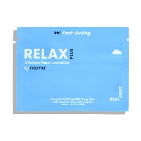 Nama | Relax Golden Peach Gummies | 2pk