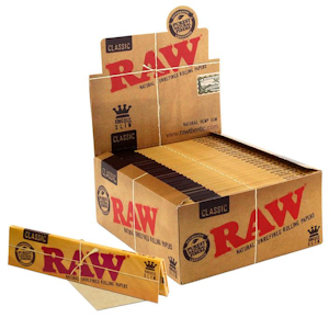 RAW - Raw Classic King Size Slim Rolling Papers $3