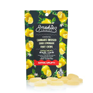 Smokiez Edibles - 100mg THC Sour Lemonade Fruit Chews (10mg - 10 pack) - Smokiez