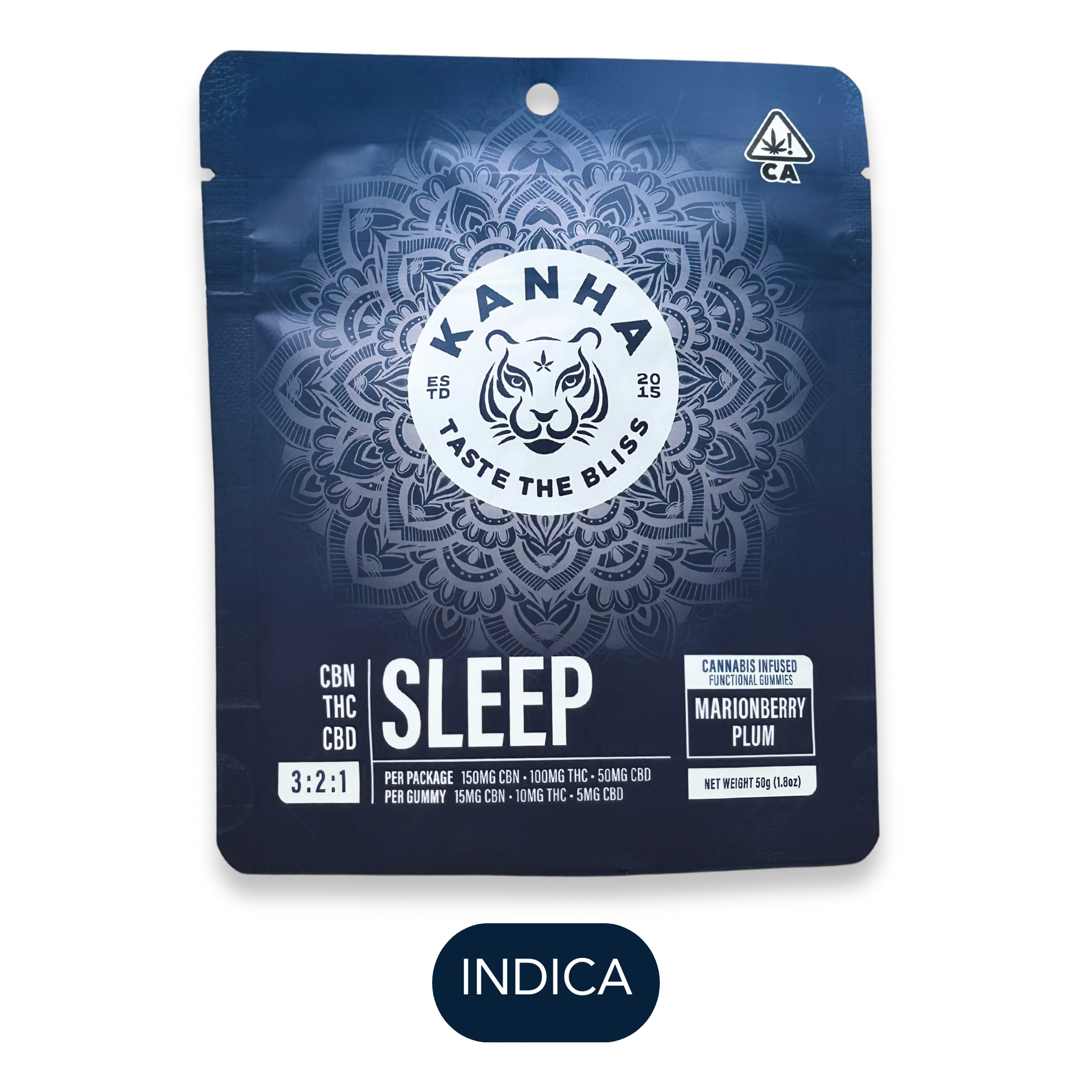 KANHA - Kanha - NANO FX - SLEEP Marionberry Plum - 3:2:1 - Gummies - 10pk - 100mg Main Image
