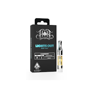 Cloudberry - Lights Out | 3:1 THC:CBN 1g Cart | Heavy Hitters