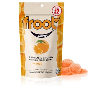FROOT - Froot - Chews - Orange Tangie (S) 100mg