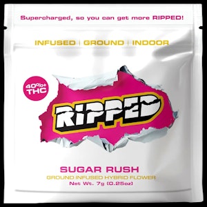 Ripped - RIPPED | Sugar Rush | 7G Preground Infused Flower