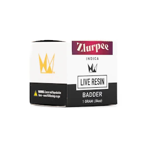 West Coast Cure - ZLURPEE LIVE RESIN BADDER 1G - WEST COAST CURE