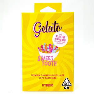 GELATO - Sweet Tooth 1g Distillate Cart - Gelato