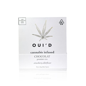 OUI'D CONFECTIONS - OUI'D - Edible - Strawberry Elderflower - Chocolate Bon Bons - 90MG