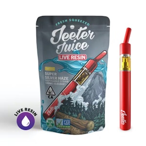 Jeeter - Super Silver Haze Live Resin Straw Disposable .5g
