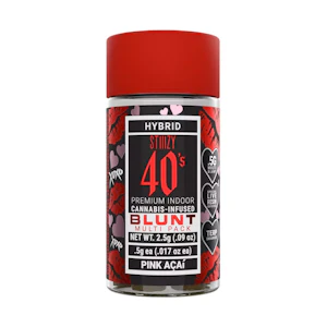 STIIIZY - Stiiizy - Mini Blunts Pack - Infused 40's - Hybrid - Pink Acai - (2.5g total) 5 Pack