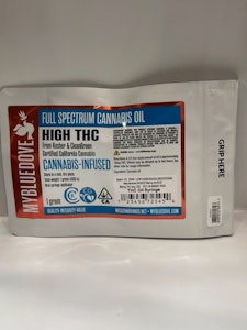 MY BLUE DOVE - My Blue Dove THC Oil Syringe 1g