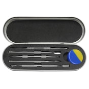 METAL DABBER TOOL SET WITH SILICONE CONTAINER