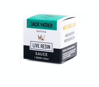 West Coast Cure - Jack Herer Live Resin Sauce - 1g