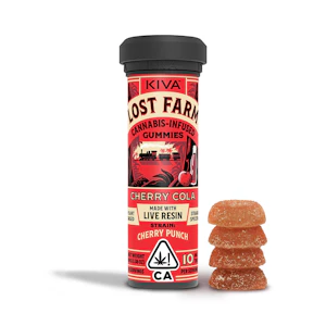 LOST FARM - Lost Farm - Cherry Cola (Cherry Punch) Live Resin Gummies 100mg