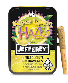 WCC - Super Lemon Haze - Jefferey 5pk Infused Preroll