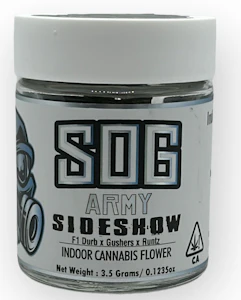 SOG ARMY - Sideshow ( ) 30.73% | SOG Army | 3.5g Jar