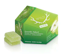 WYLD - Sour Apple Gummies 100mg