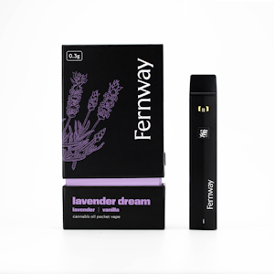 FERNWAY - Lavender Dream *91% TAC* | 0.3g Traveler Vape | TAX INCD*