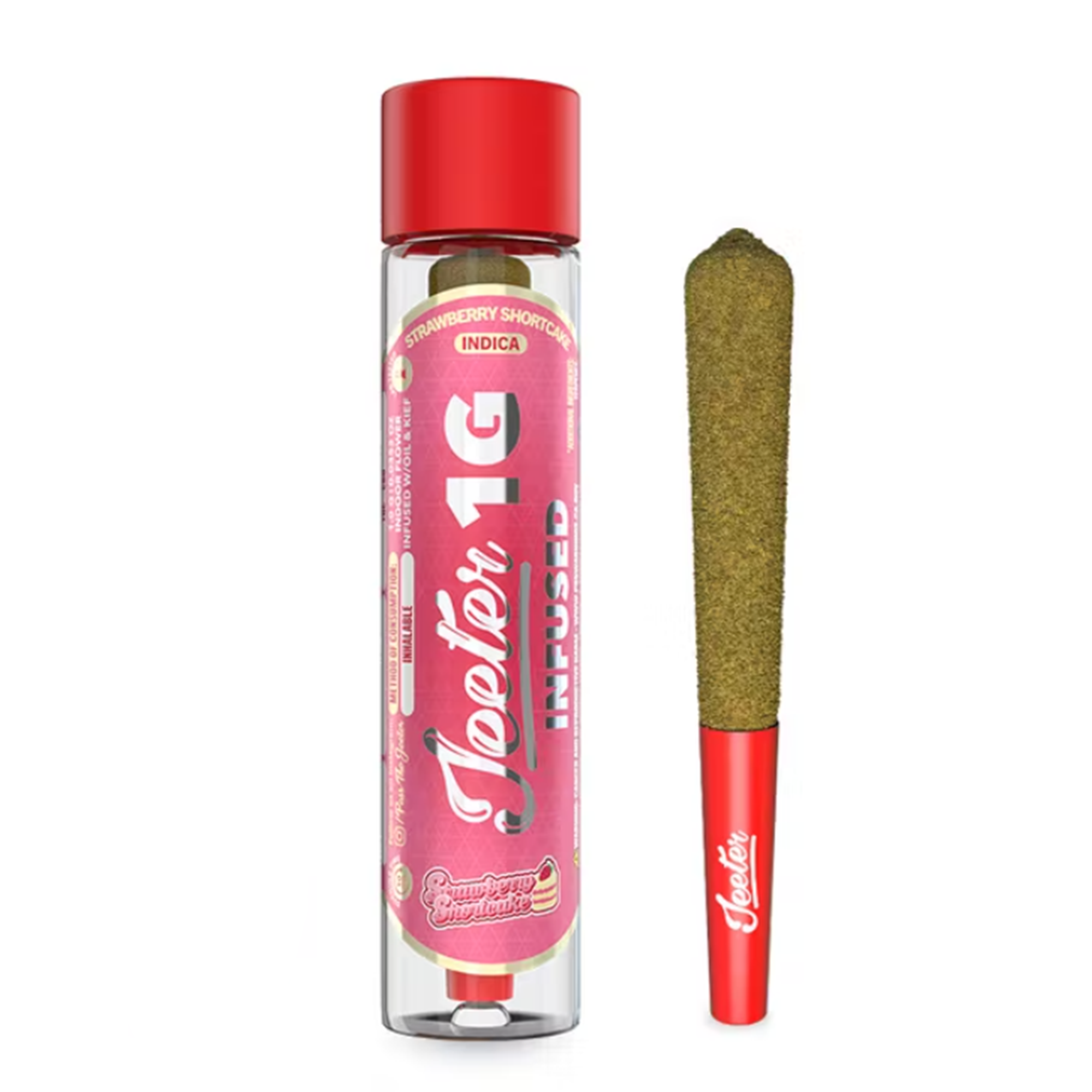 1g Strawberry Shortcake Infused Pre-Roll - Jeeter - Sacra