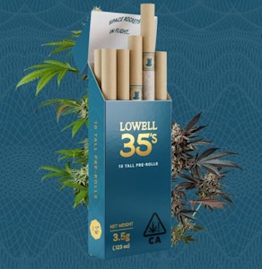 Lowell - [Lowell] 35's Preroll 10 Pack - 3.5g - Afternoon Delight (H)