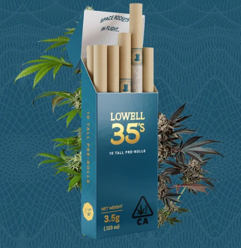 Lowell - [Lowell] 35's Preroll 10 Pack - 3.5g - Afternoon Delight (H) Main Image