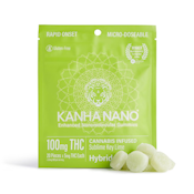 100mg THC Kanha NANO Hybrid Sublime Key Lime Gummies 