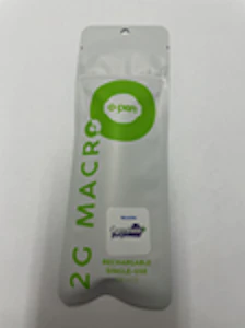 Critical Solutions - O-Pen- 2G Disposable Vape -Grandaddy Purple (Indica)