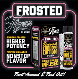 Claybourne - Claybourne Diamond Frosted Flyers 5pk Preroll Pineapple Express