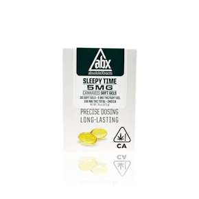 ABX - Capsules - Sleepy Time - 5MG Soft Gels + CBN - Hash Rosin - 30-Count - 150MG