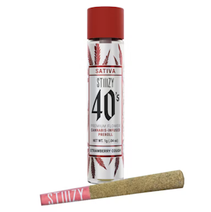 STIIIZY - Strawberry Cough (S) | 1g Infused Pre-Roll | STIIIZY