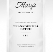 [Mary's Medicinals] CBD Transdermal Patch - 20mg - CBD