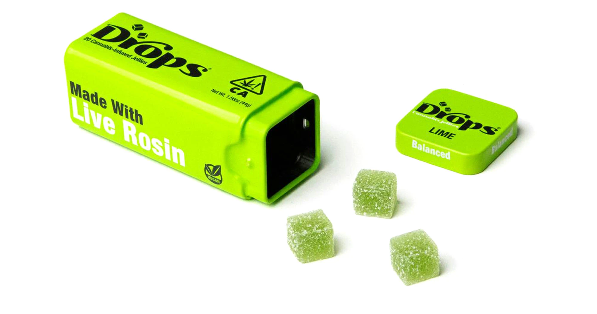 Drops - Drops - Lime Live Rosin Gummies - 100mg Main Image