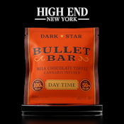 Bullet Bar - Daytime - Milk Chocolate Toffee Candy Bar - 100mg - 1 piece