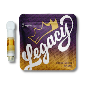 LEGACY - Legacy | Live Resin Cartridge | Citrus Terra | .5g