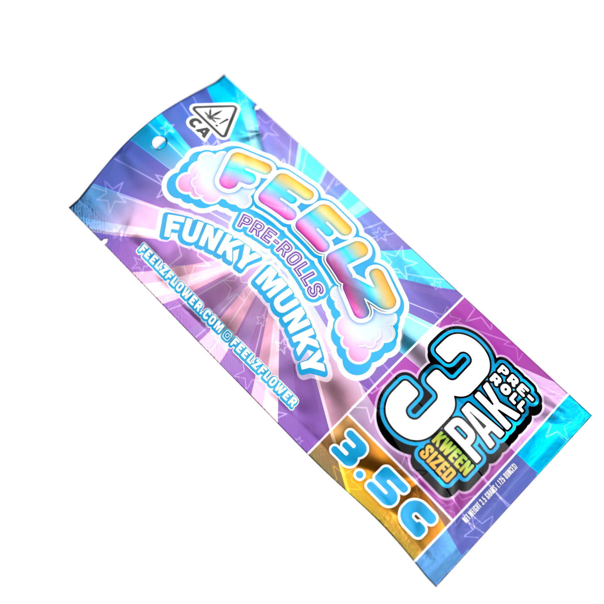 Feelz - Funky Munky Preroll 3pk 3.5g - Los Alamitos Dispe