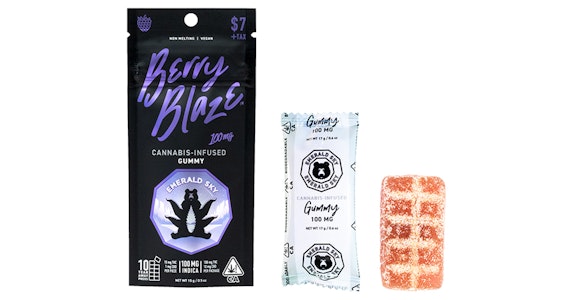Emerald Sky - Emerald Sky - Berry Blaze 10:1 THC:CBD Gummy - 110mg