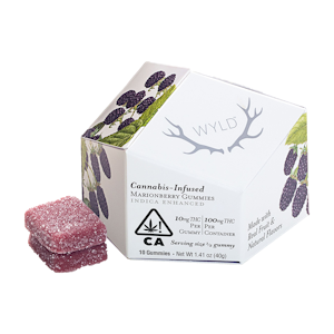 WYLD - WYLD Marionberry Gummies - Indica - 100mg
