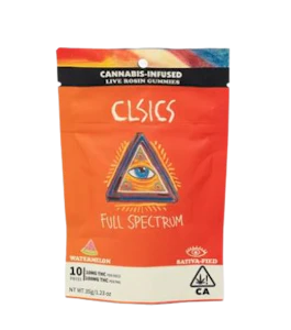 CLSICS - Watermelon Sativa Live Rosin Gummies 100mg - CLSICS